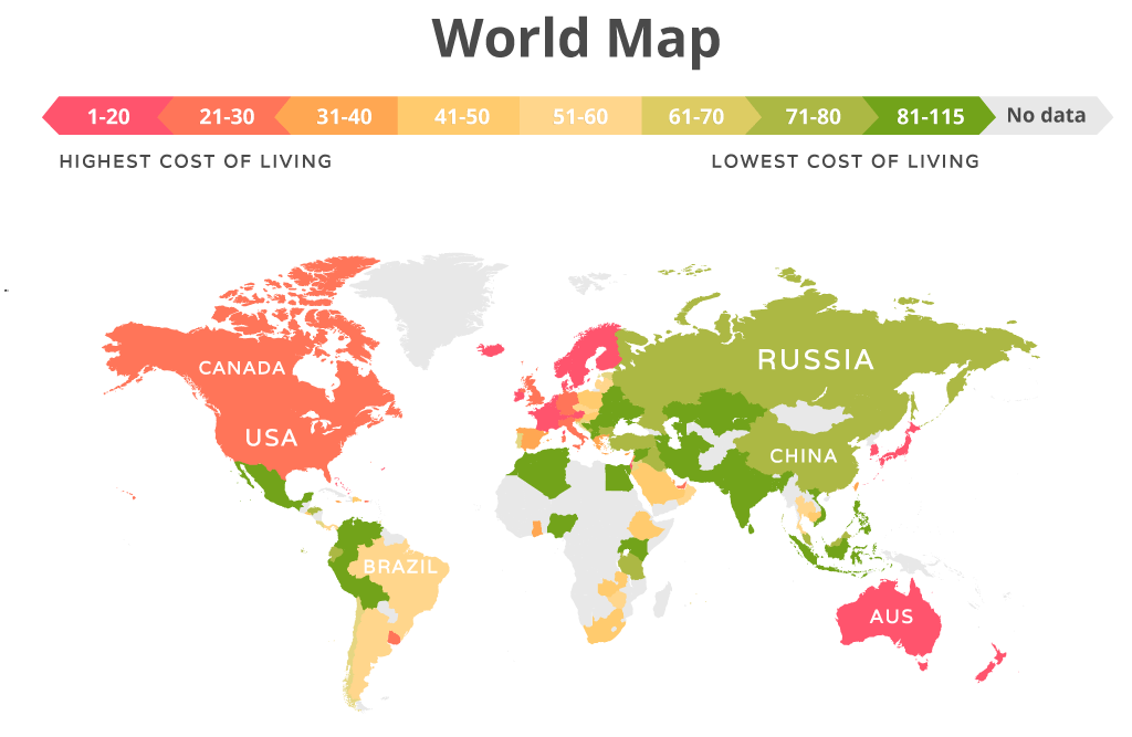 ارزانترین کشورهای دنیا برای زندگی