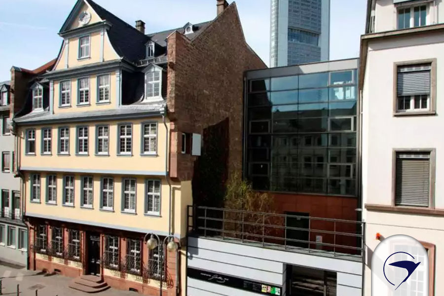 یکی از 12 جاذبه گردشگری Frankfurt، خانه و موزه گوته