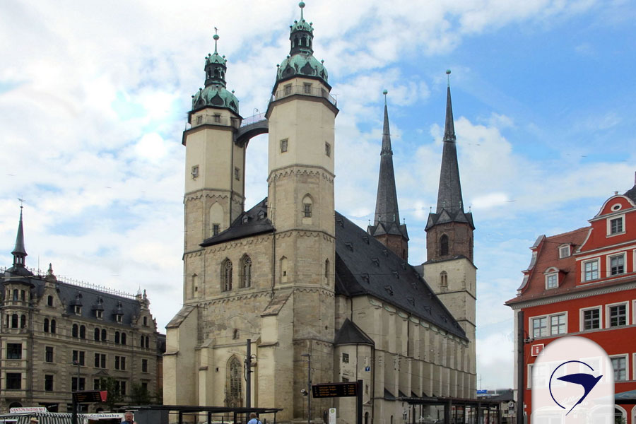 کلیسای Marktkirche Unser Lieben Frauen، از جاهای دیدنی هاله